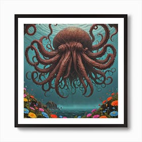 Octopus 2 Art Print