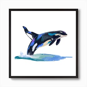 Orca Whale 04 Art Print