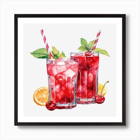 Cherry Martini 5 Art Print