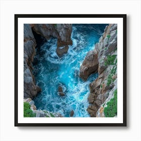 Cliffs Of Croatia Art Print