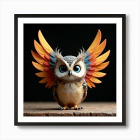 Cute Owl 2 Art Print