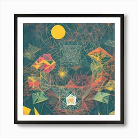 Geometric Shapes Art Print