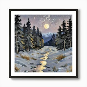 Moonlit Art Print