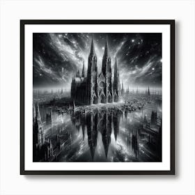 Cathedral In The Sky 1 Art Print