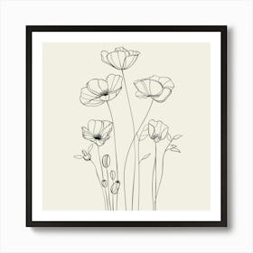 Poppies 52 Art Print