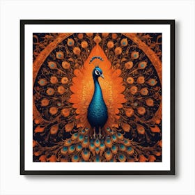 Peacock 34 Art Print