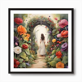 Garden Of Poppies Art Print