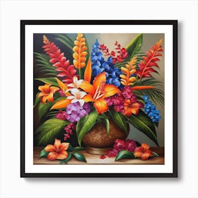 Tropical arrangement Art Print