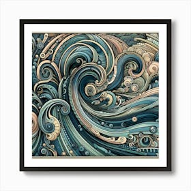 Ocean Waves Art Print