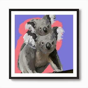 Koala-ty Time Art Print