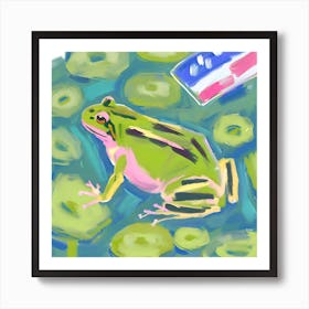 American Bullfrog 06 Art Print