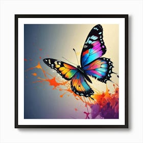 Colorful Butterfly 63 Art Print