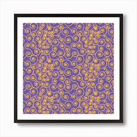 Spiral Patter Seamless Tile Art Print