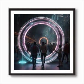 Futuristic City Art Print