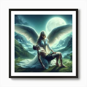 Angel Of Death 1 Art Print