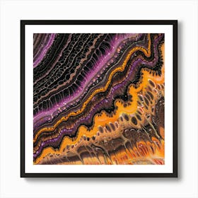 Purple Agate Poster