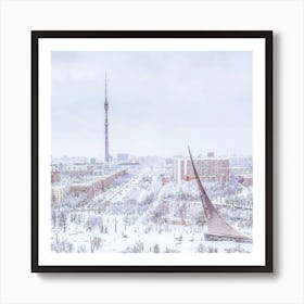 Winter In Moscow Art Print