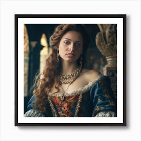 Armadiler Renaissance Portrait Of Young Lady In Catle With Styl 0660fba7 Ec6d 4377 B375 62a15f21b14d Ins Art Print