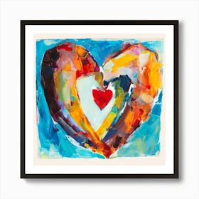 Heart Of Love 8 Art Print