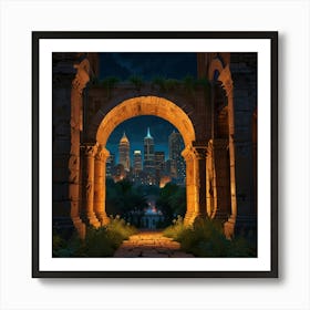 Archway To The City 1 Art Print