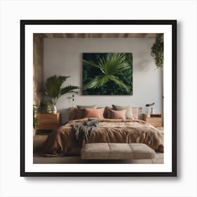 Tropical Bedroom Art Print