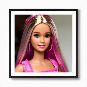 Barbie Doll in Piink Art Print
