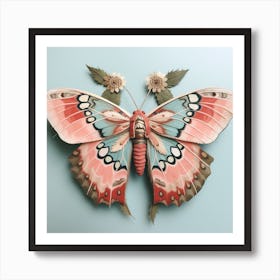 Hippie Moth Art Print