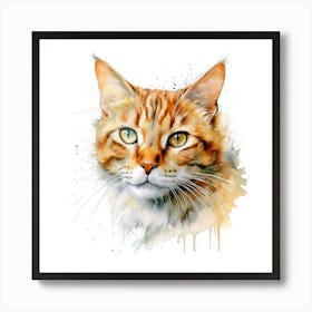 Suphalak Cat Portrait 2 Art Print
