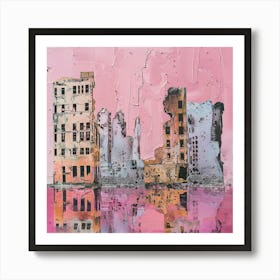 Pink City 2 Art Print