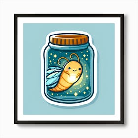 Kawaii Sticker Art Print