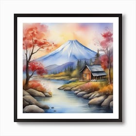 Mountain Hike 03 Art Print