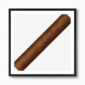 Brown Cigar 1 Art Print