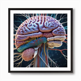 Human Brain 87 Art Print