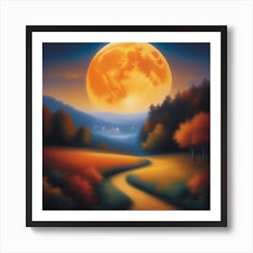 Harvest Moon Dreamscape 3 Art Print