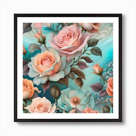 Roses in a New Light Art Print