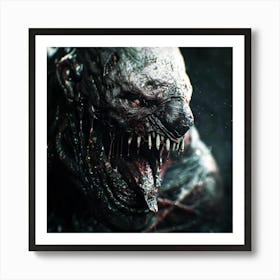 Creature from hell Art Print