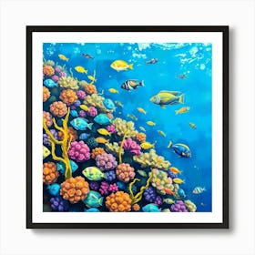 Coral Reef25 Art Print