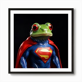 Super Frog Art Print