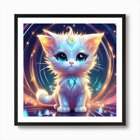 Cute Kitten 14 Art Print