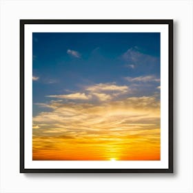 Firefly Golden Hour Glow Sky Vibrance Boost And Warm Tones For Golden Hour Magic 3 Art Print