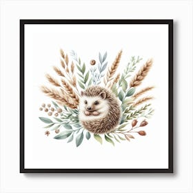 Hedgehog Art Print