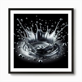Water Splash 7 Art Print