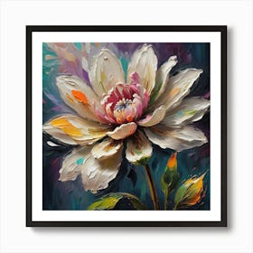 Flower Painting Art Print