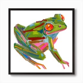 Red Eyed Tree Frog 06 Art Print