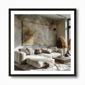 Modern Living Room Art Print