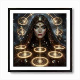 Ethereal Goddess 1 Art Print