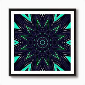 Abstract Starburst 2 Poster