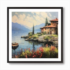 Luminous Amalfi Mirage 2 Art Print