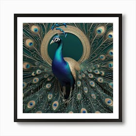 Peacock 7 Art Print