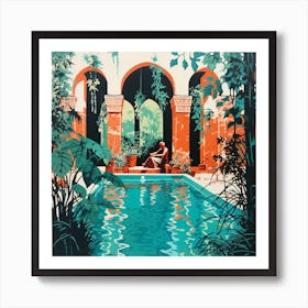 'The Pool' 5 Art Print